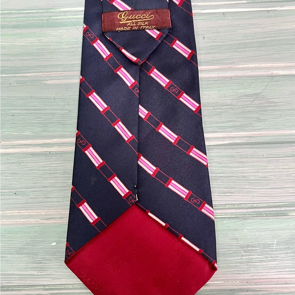 Vintage Gucci Silk Necktie - Picture 4 of 5